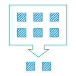 Inline data deduplication icon