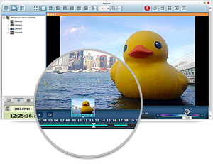 Preview recordings by thumbnails