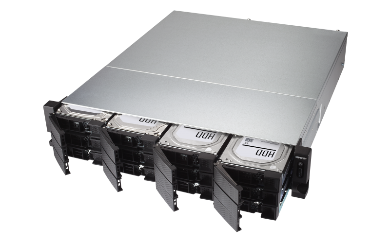 QNAP launches the 18-bay TS-h1886XU-RP R2, 10GbE-ready server-grade NAS for  Virtualization and Data-Intensive Enterprise Applications