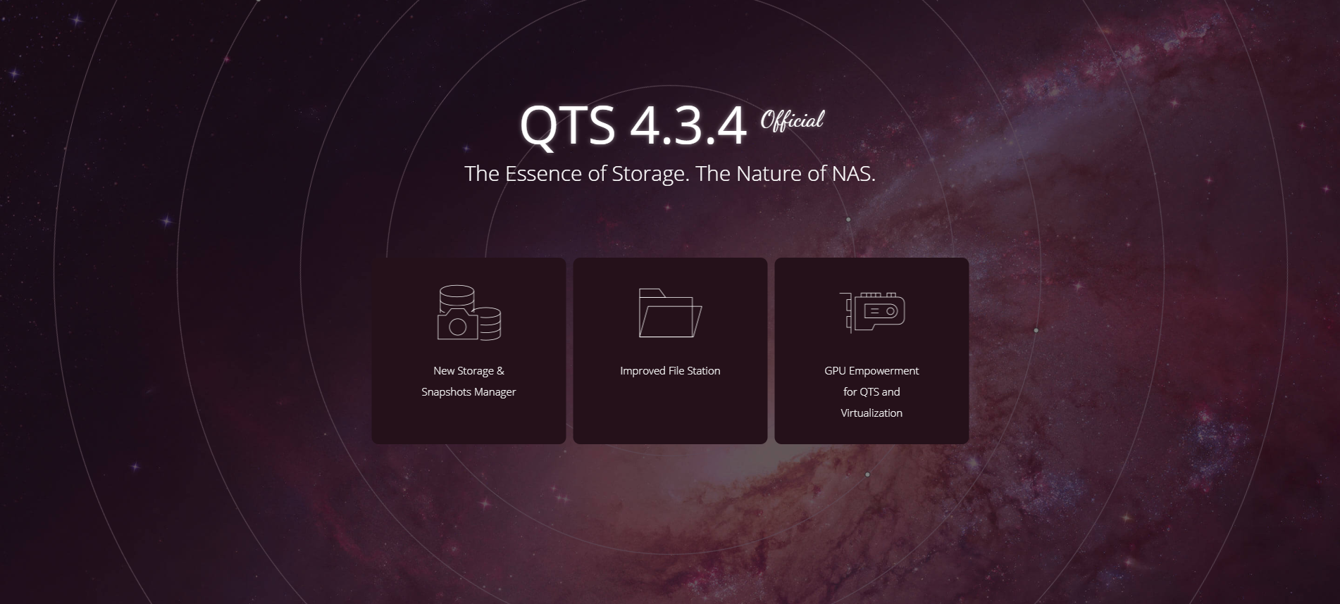 QNAP QTS 4.3.4 - Advanced Turbo NAS operating system