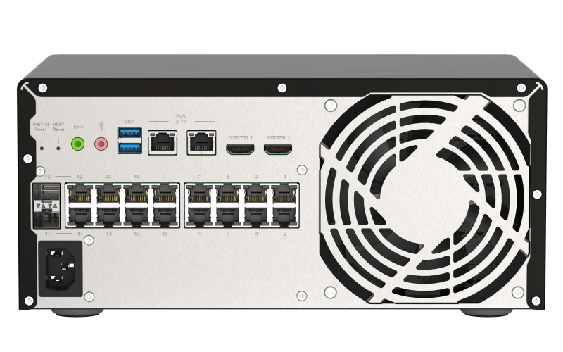 QNAP QGD-3014 Back
