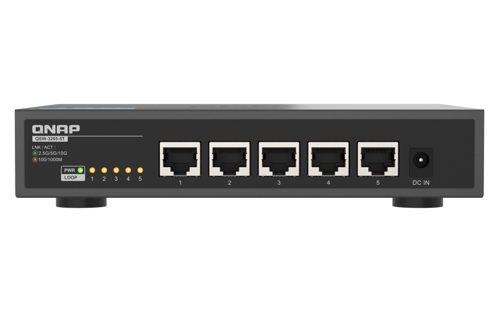 QNAP QSW-3205-5T Front