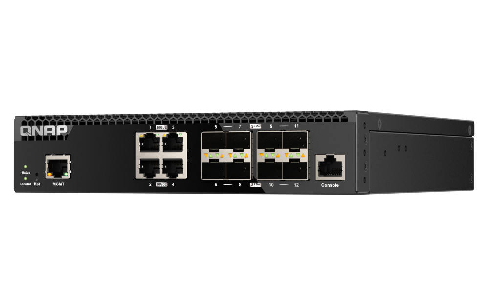 QNAP QSW-M3212R-8S4T Right angle of elevation
