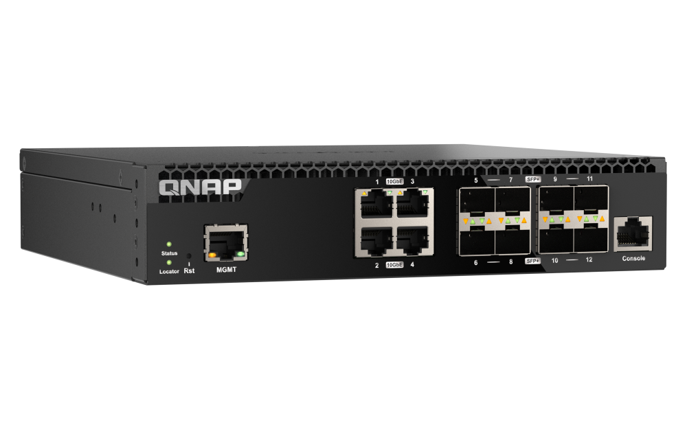 QNAP QSW-M3212R-8S4T Top left