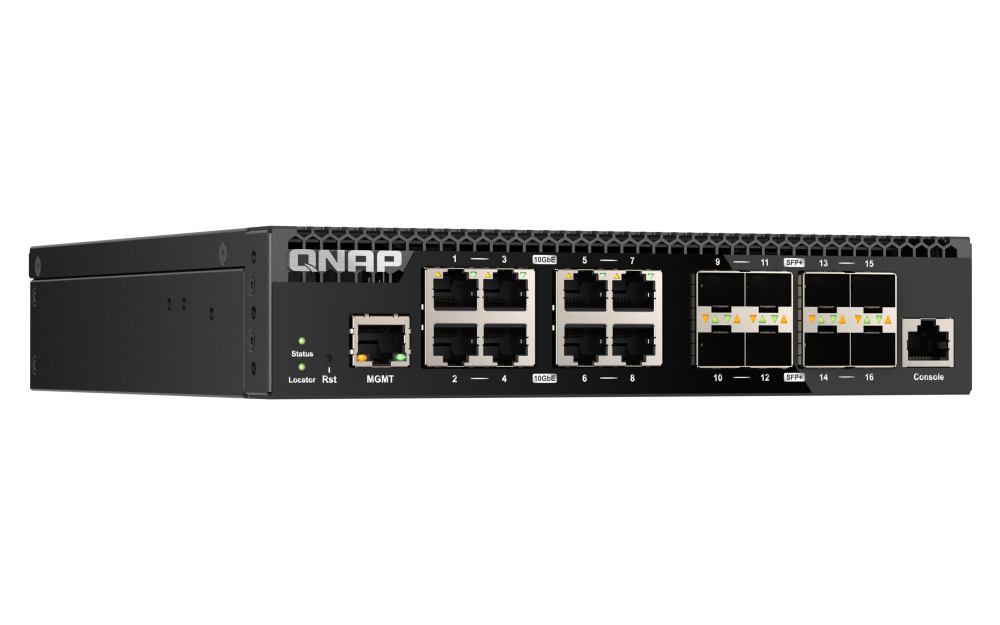 QNAP QSW-M3216R-8S8T Left angle of elevation