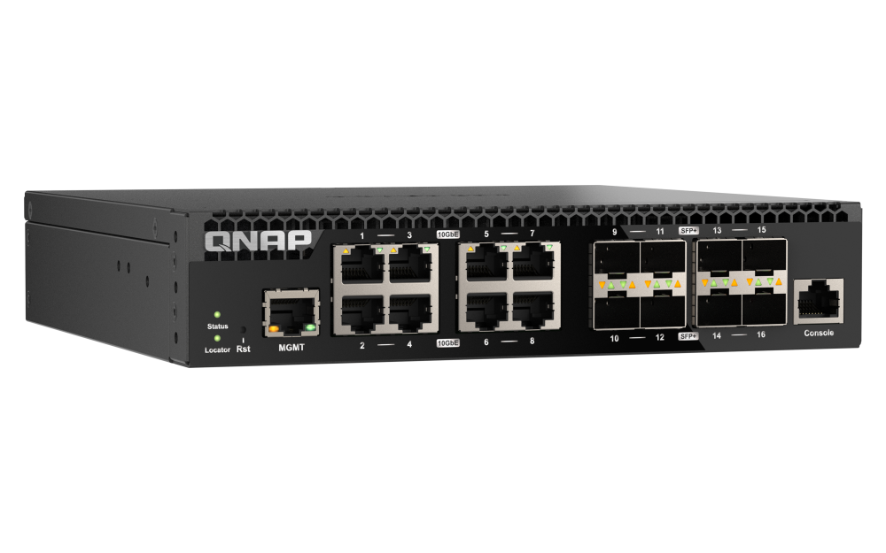 QNAP QSW-M3216R-8S8T Top left