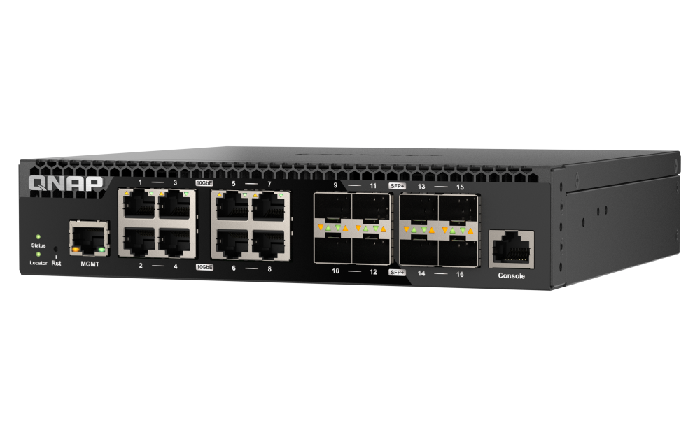 QNAP QSW-M3216R-8S8T Top Right