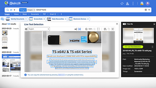 Qsirch UI